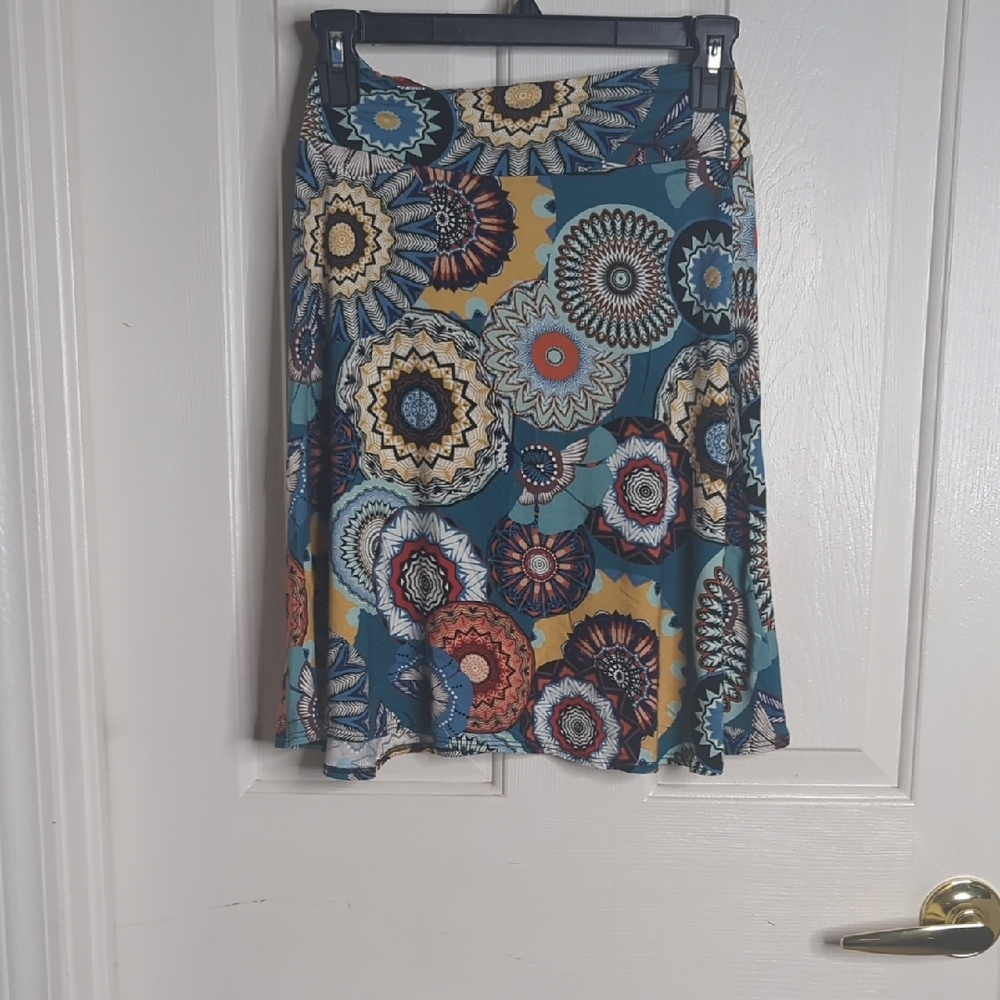 Salaam Printed Asymmetrical Skirt Size Small - Picture 3 of 6